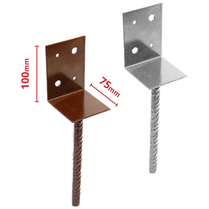 No.494/S SleeperSecure Stainless Steel (A2/304) Sleeper / Base Anchor Bracket to Concrete In