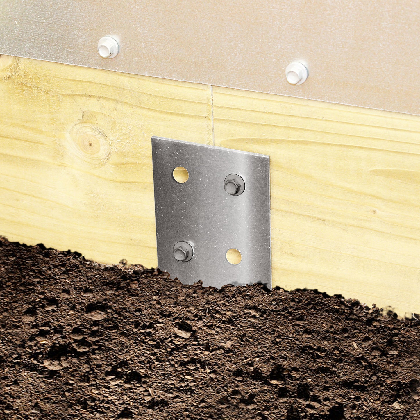 No.494/S SleeperSecure Stainless Steel (A2/304) Sleeper / Base Anchor Bracket to Concrete In