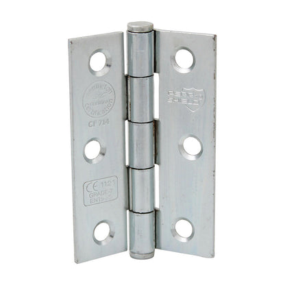 No.5001 Perry Shield Grade CE7 Certifire Fire Door Butt Hinge with Button Tip Pin - FD60