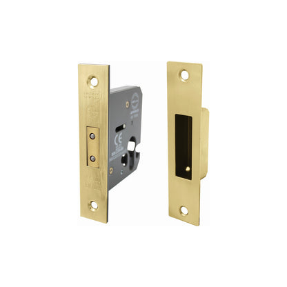 No.5014 Perry Shield CE Certifire Cylinder Mortice DeadLock (Euro Profile) - FD60