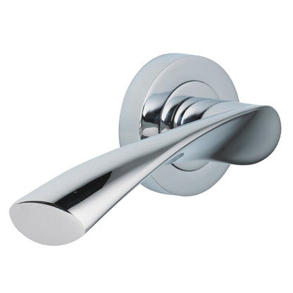 120mm No.5203 Vision Lyra Designer Lever Handles on 52mm Round Rose