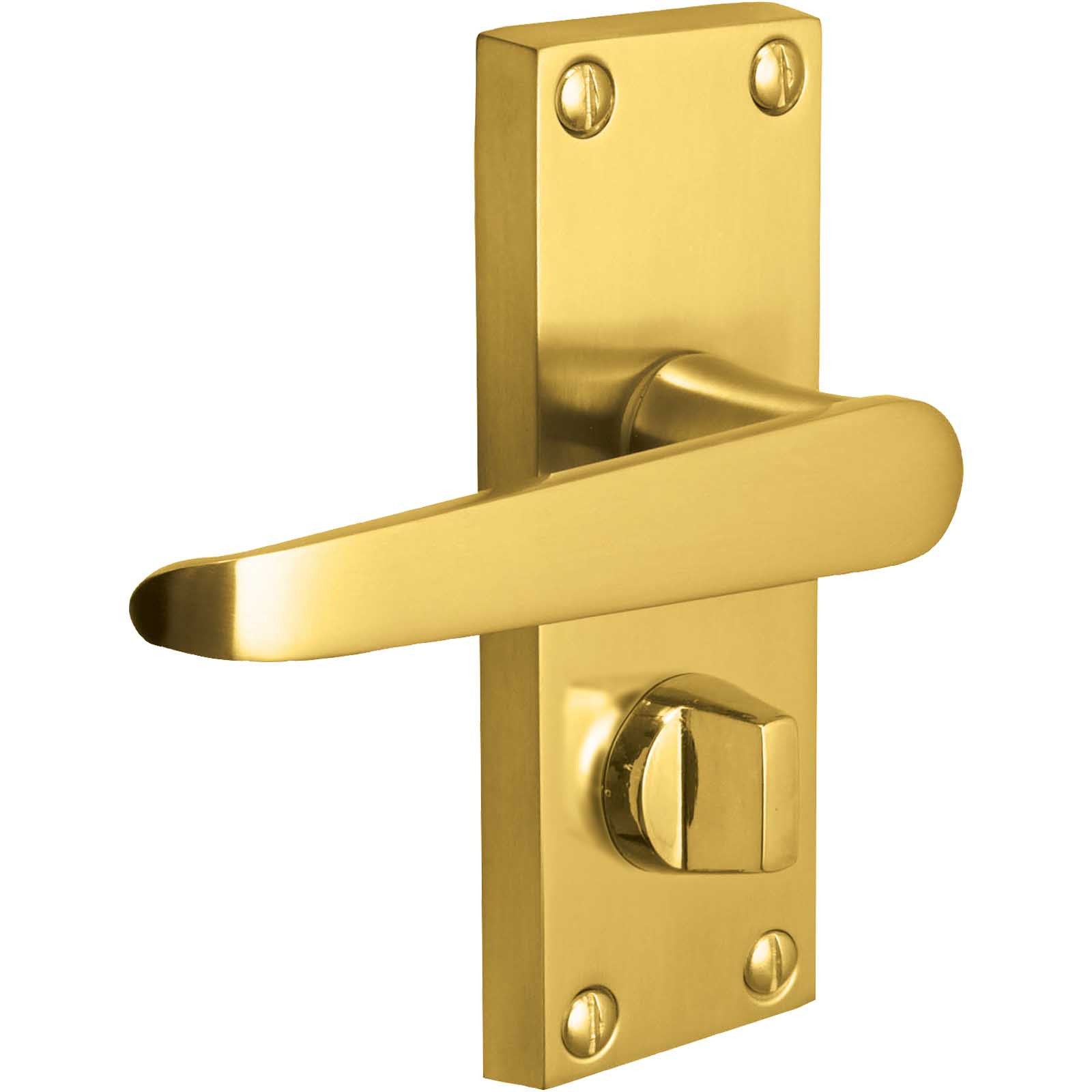 115mm No.5408 Vision Zeus Victorian Straight Lever Privacy Handles