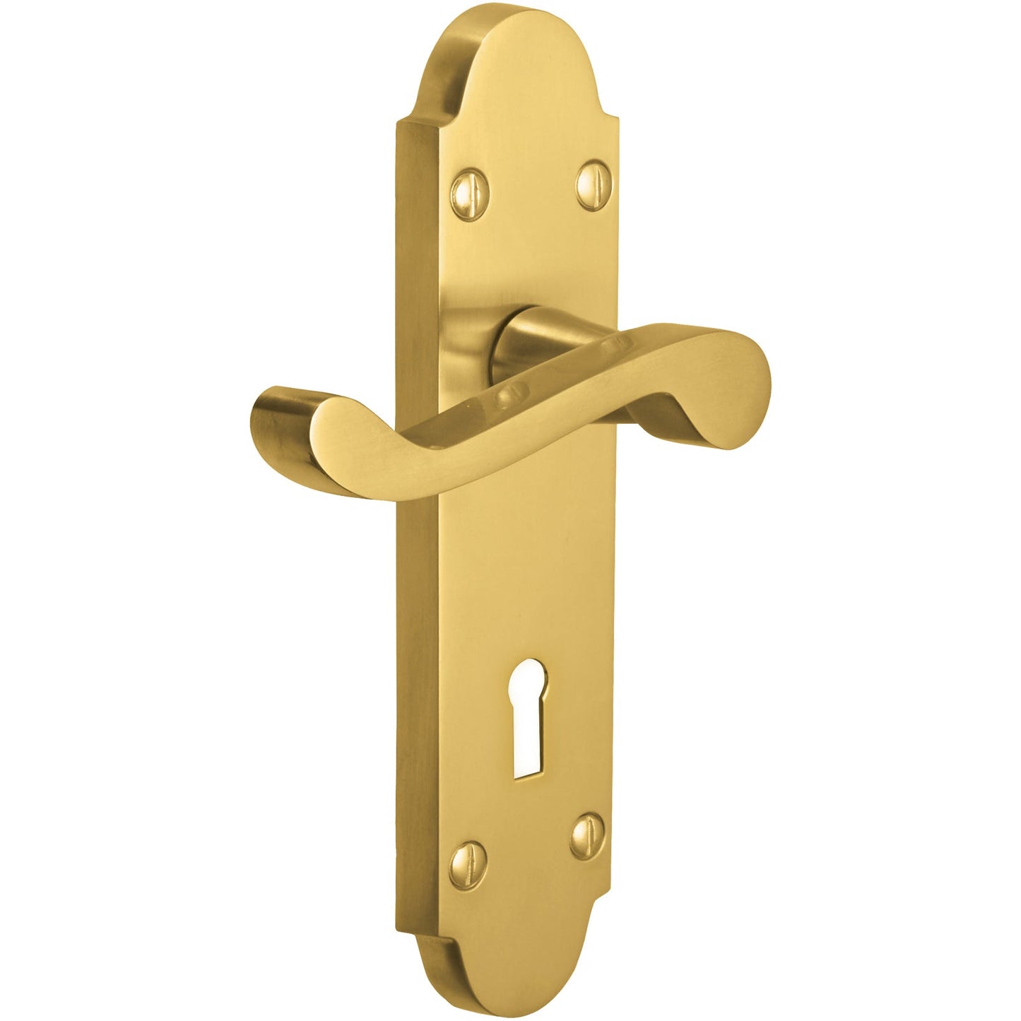168mm No.5411 Vision Indus Shaped Scroll Lever Lock Handles