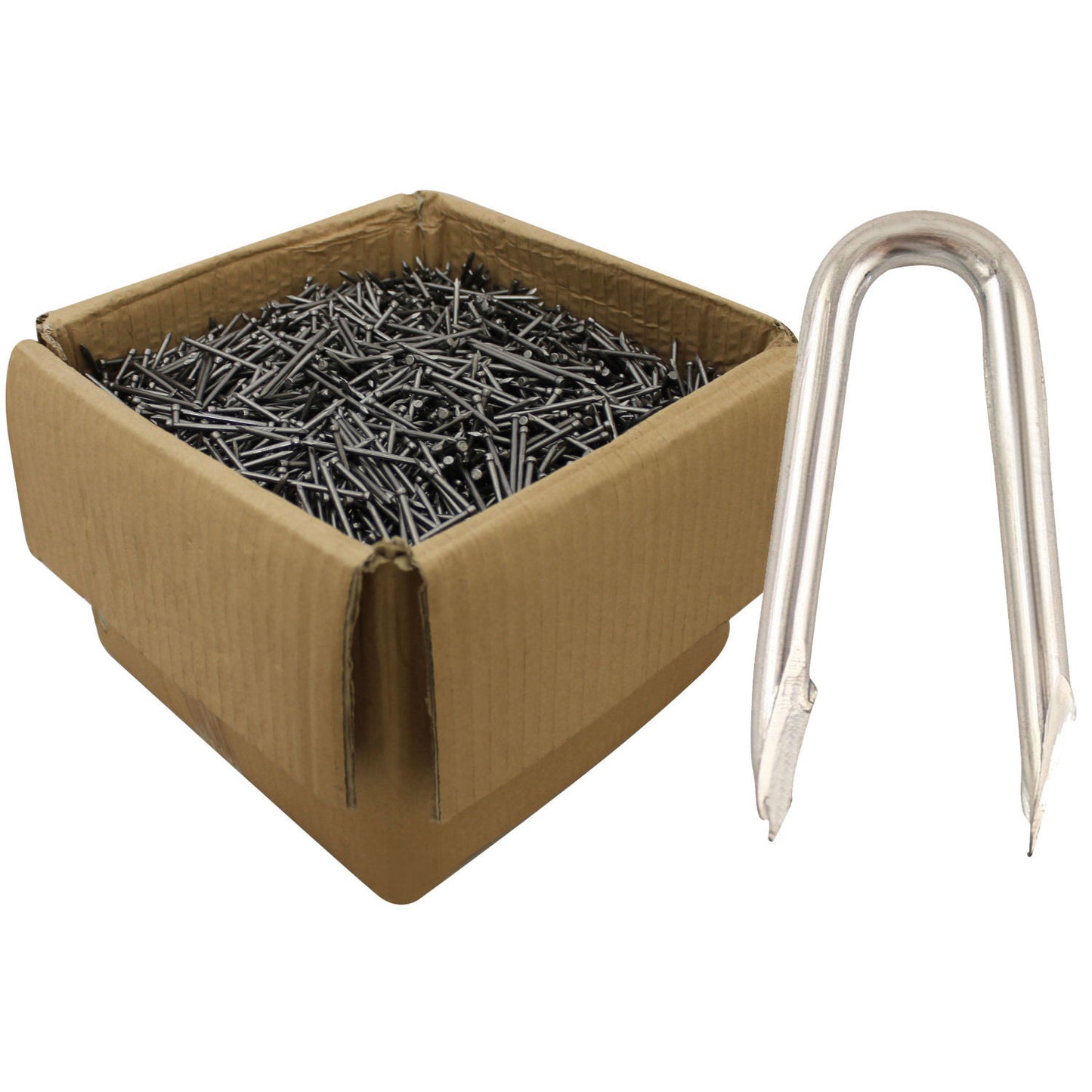 No.6033 Pointed (Netting) Wire Staples - Bulk Box