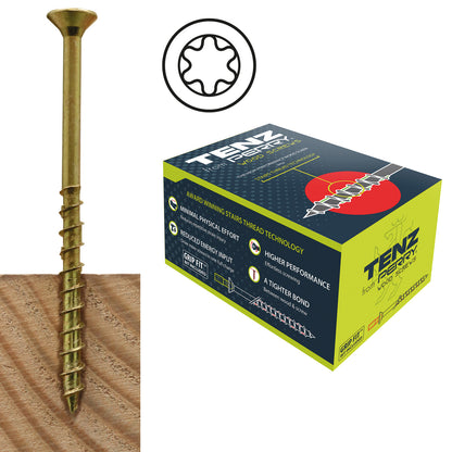 No.6090 TENZ from Perry High Performance Wood Screws - Torx Head
