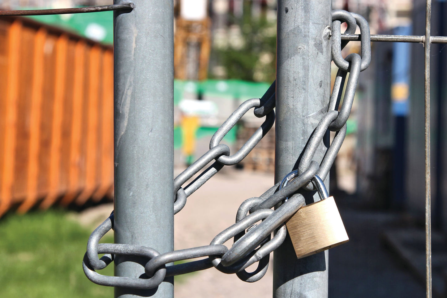 No.611 Tri-Circle Padlocks with Chrome Shackles