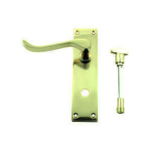 No.684V Solid Brass Victorian Scroll Lever Bathroom Handles