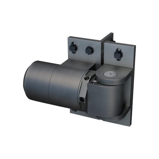 No.74108313 D&D SureClose ReadyFit Hinge/Closer with hold open feature and Screw on bracket (Type RF 108 S)