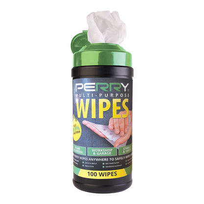 No.7600 Perry Multi-Purpose Anti-Bacterial Wipes - Canister of 100 Wipes