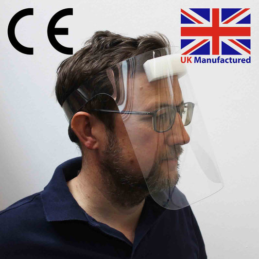 Perry Fully Certified Adjustable Protective Face Visor (Face Shield) - Universal fit