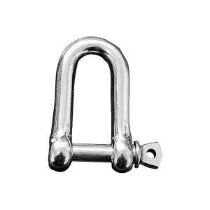 No.863 Polished Stainless Steel (A4/316) Dee Shackles