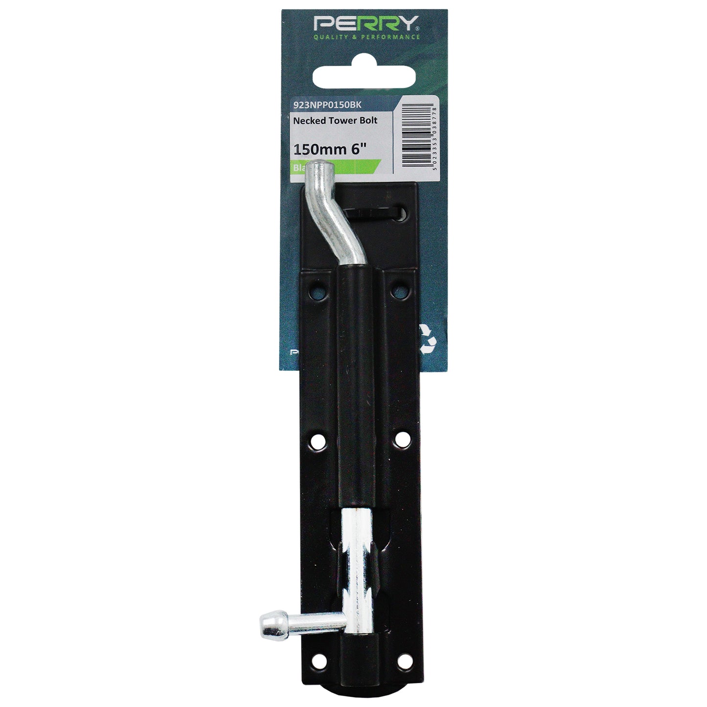 No.923N/PP Necked Tower Bolts - PERRYPACK