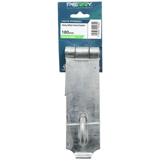 No.HS618/PP Heavy Safety Hasps & Staples - PERRYPACK