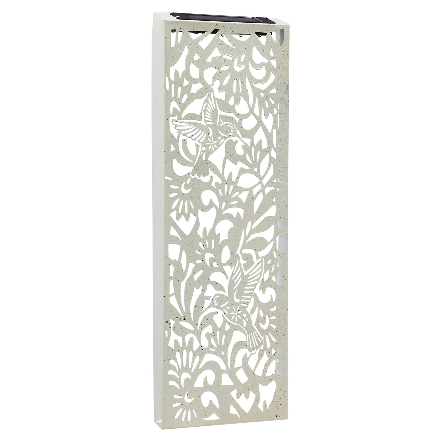 No.PA1013WH Narrow Metal Solar Wall Panel - Hummingbird - Sand