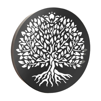 No.PA1024BK Metal Tree of Life Solar Wall Panel