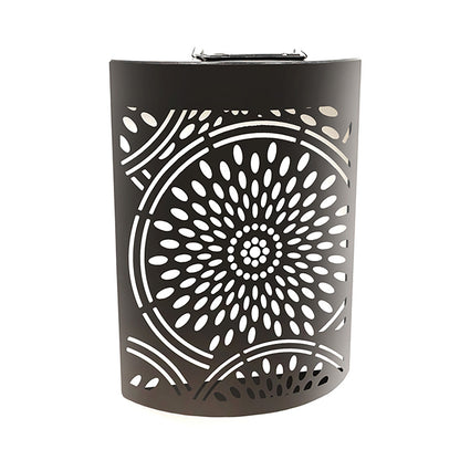 No.PA1052BK Small Metal Curved Moroccan Solar Wall Panel