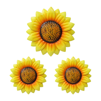 No.PA2550 Set of 3 Metal Wall Mounted Sunflowers