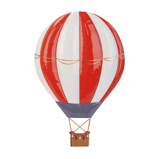 No.PA3210 Metal Balloon Wall Art - Red & White