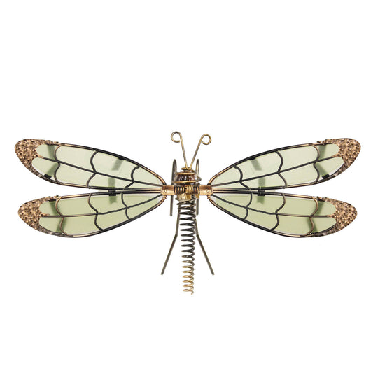No.PA4001 Glass Wing Glow in the Dark Dragonfly Pot Hanger