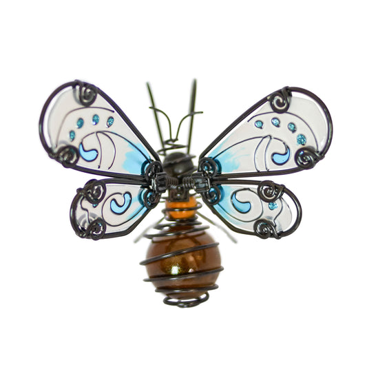 No.PA4050 Glass Wing Honeybee Pot Hanger