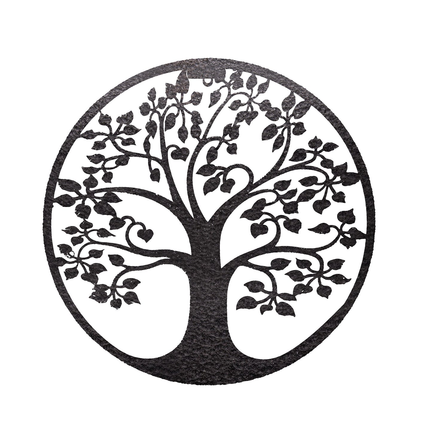 No.PA6000BK Tree of Life Silhouette Solar Backlit Wall Art
