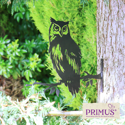 No.PF1102 Metal Owl Large Tree Silhouette