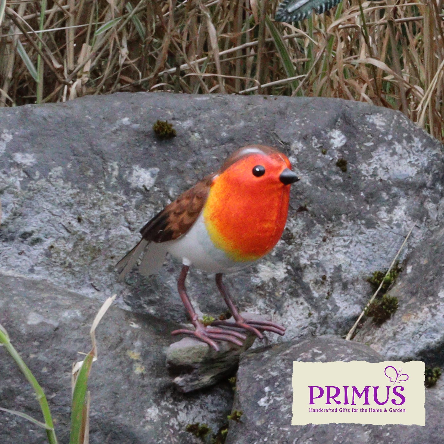 No.PQ1470 Large Metal Robin
