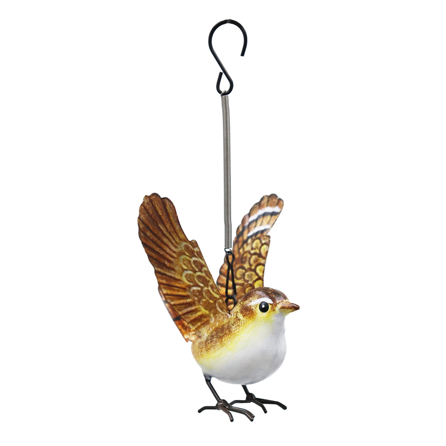 No.PQ1863 Small Metal Hanging Wren