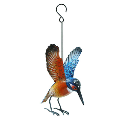 No.PQ1864 Small Metal Hanging Kingfisher