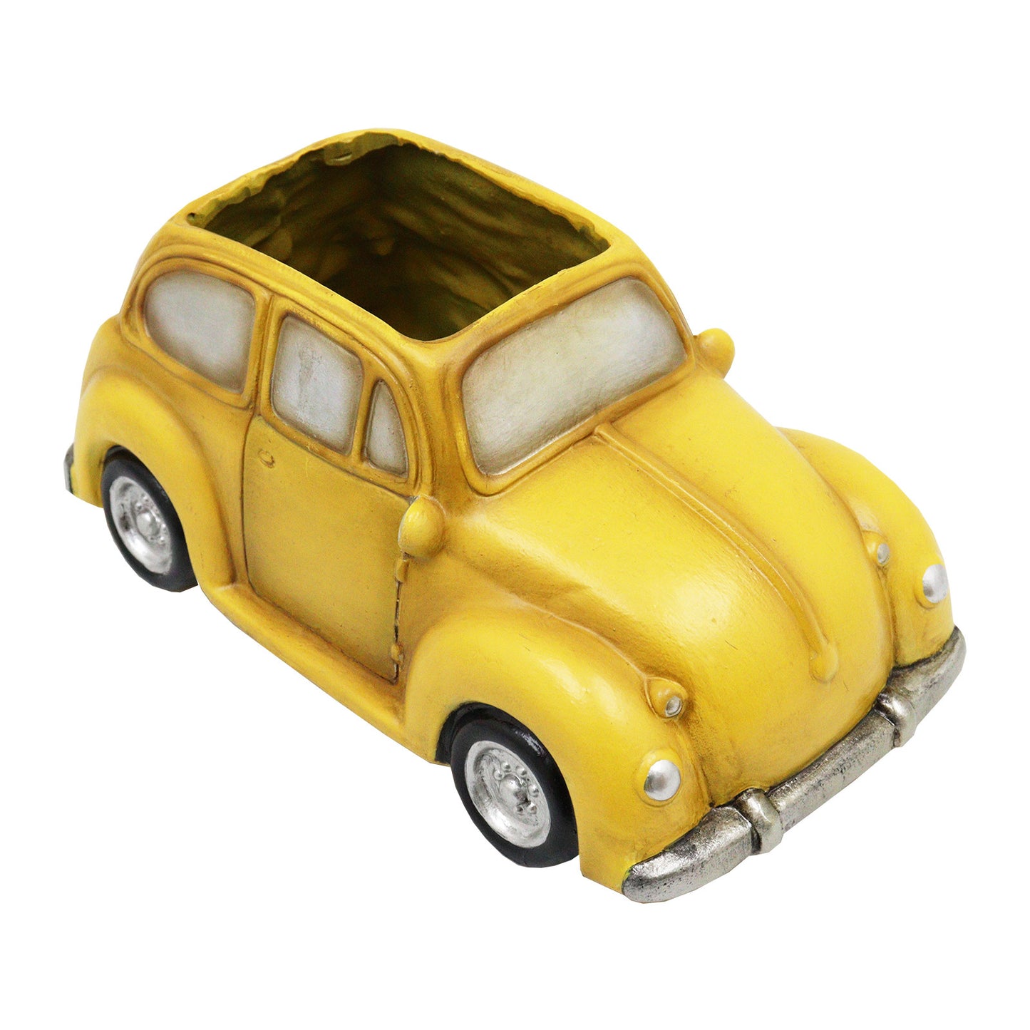 No.PR3230 Yellow Resin Car Planter