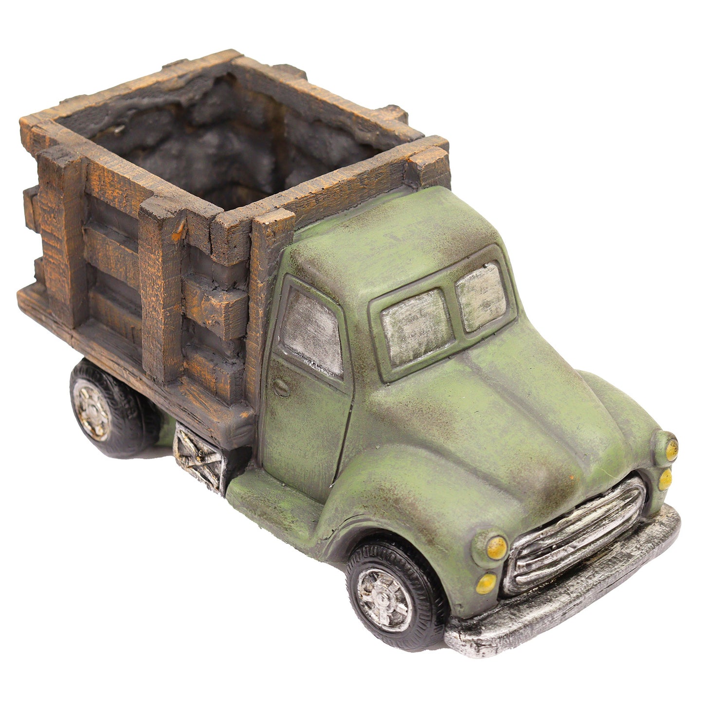 No.PR3233 Green Resin Truck Planter