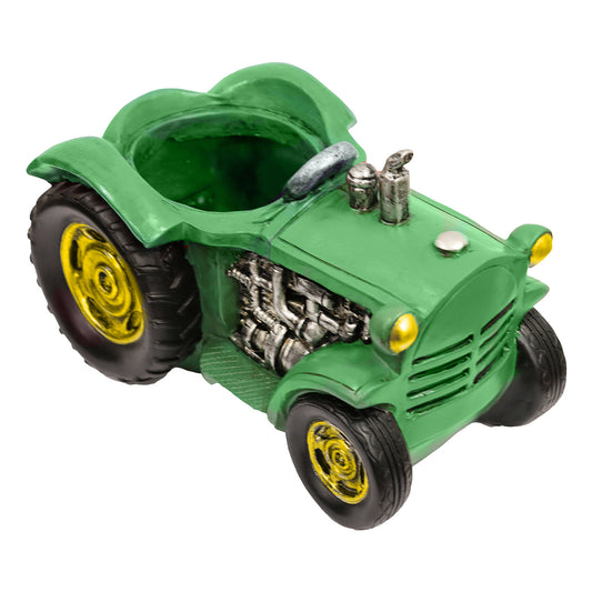 No.PR3234 Green Resin Tractor Planter