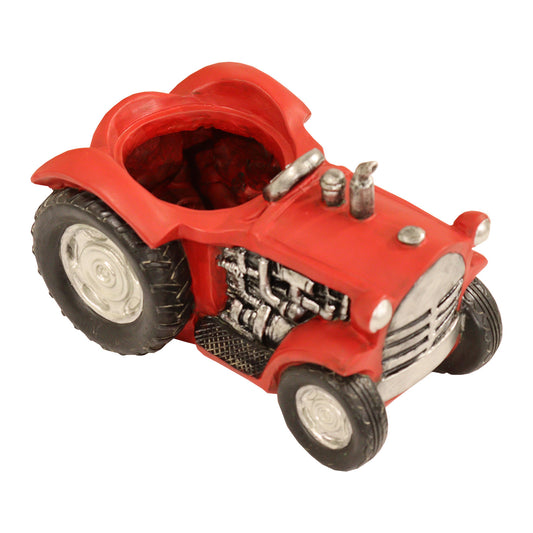 No.PR3237 Red Resin Tractor Planter