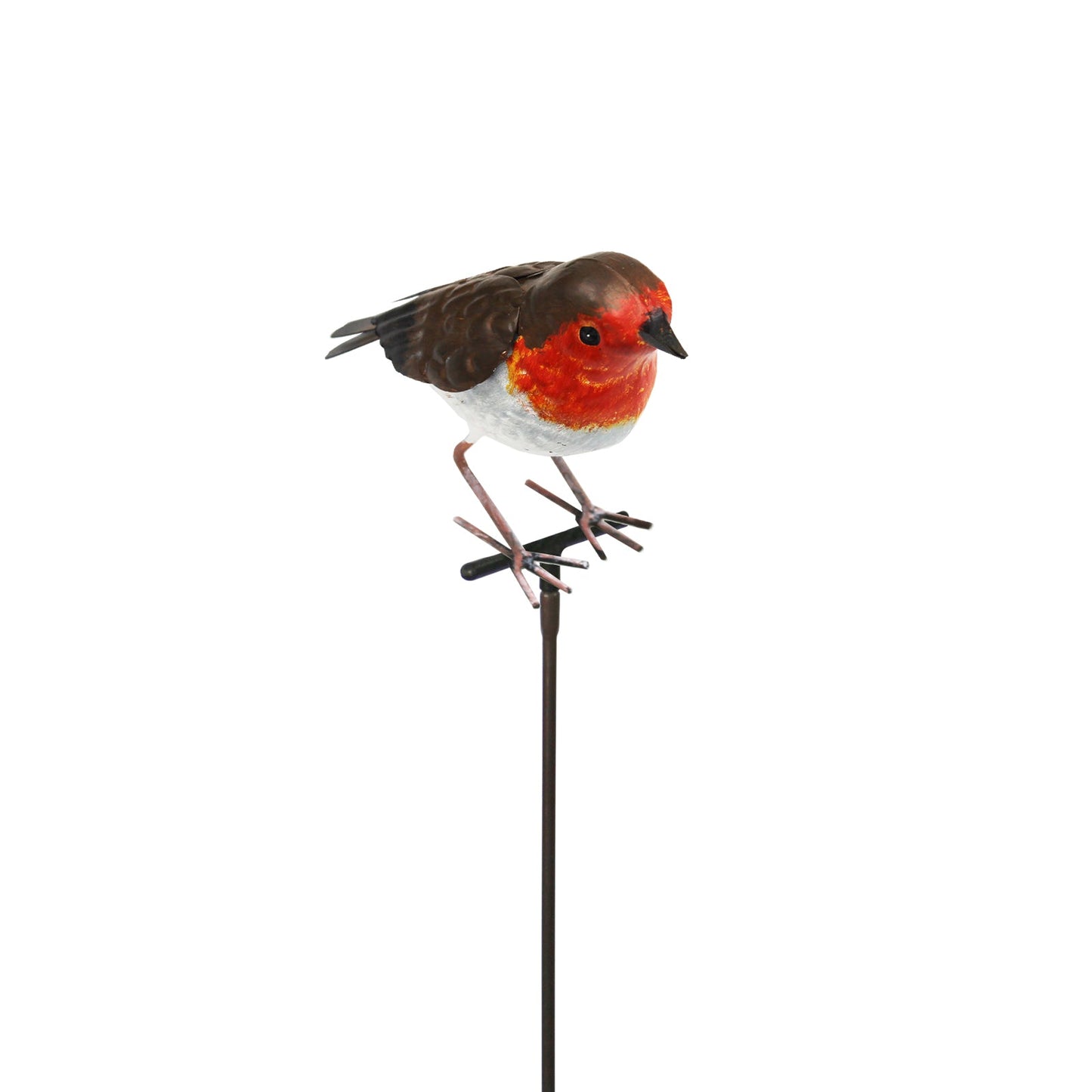 No.PS1471 Small Metal Robin on Stake