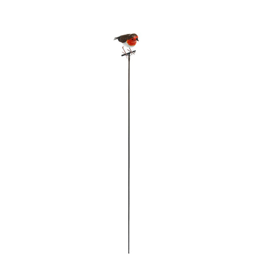 No.PS1471 Small Metal Robin on Stake