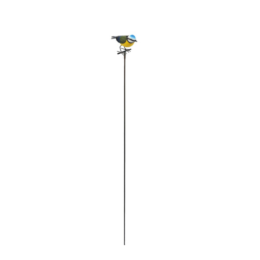 No.PS1472 Large Metal Blue Tit on Stake