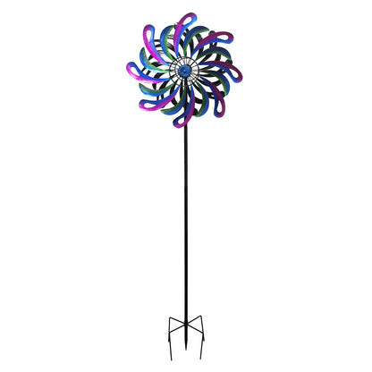 No.PS2046 Large Cosmic Fusion Vortex Wind Spinner Stake
