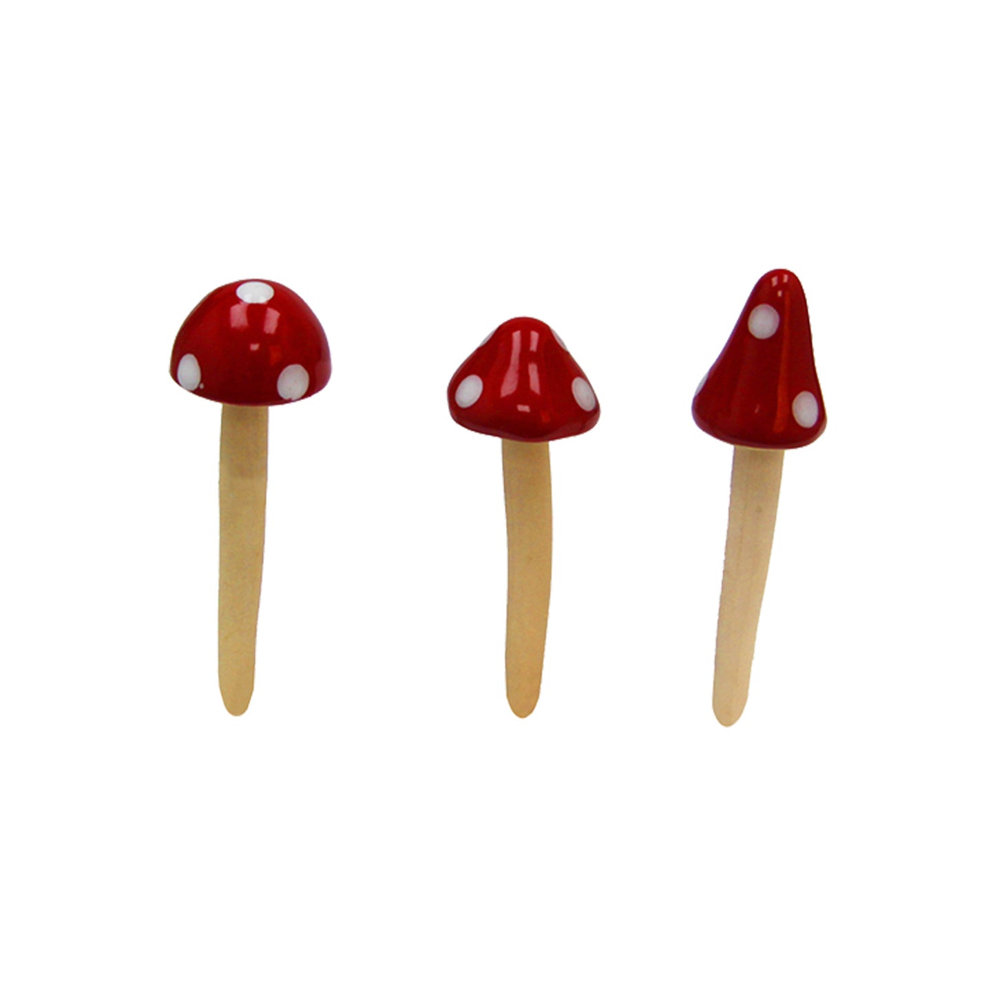 No.PS5100 Mini Red Ceramic Toadstool Assortment (48pcs in PDQ)