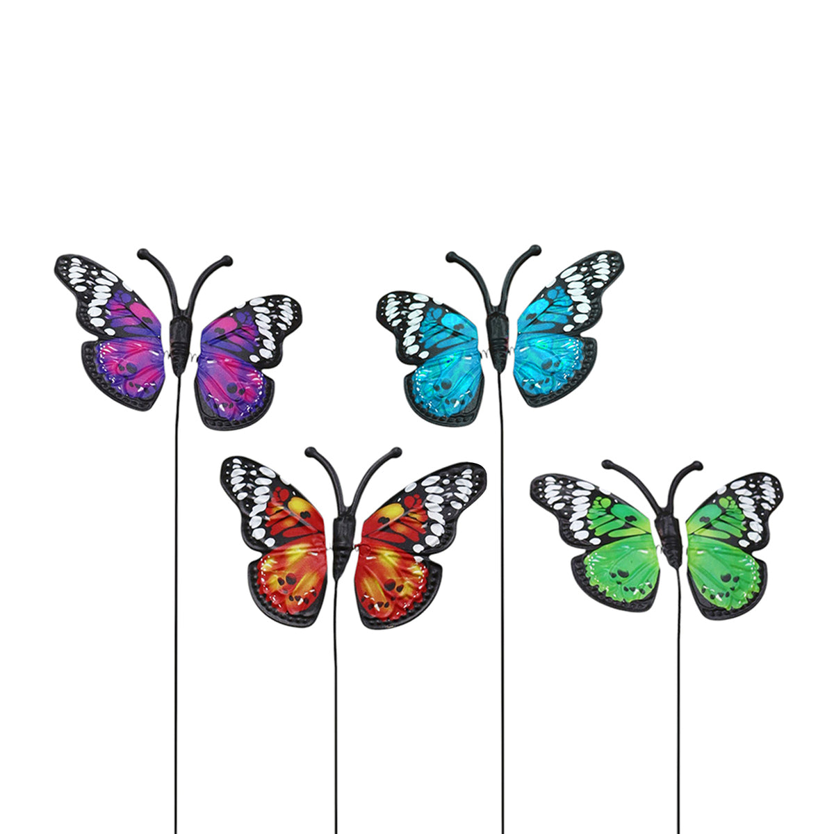 No.PS8009 Large Butterfly Stake with Flapping Wings