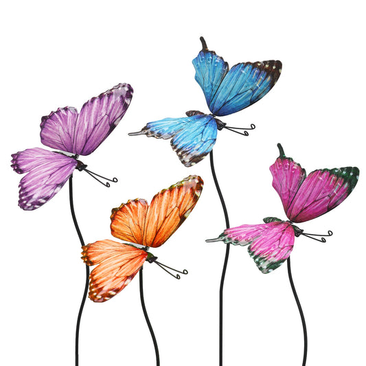 No.PS8021 Extra Large Metal Butterfly Stake Assortment