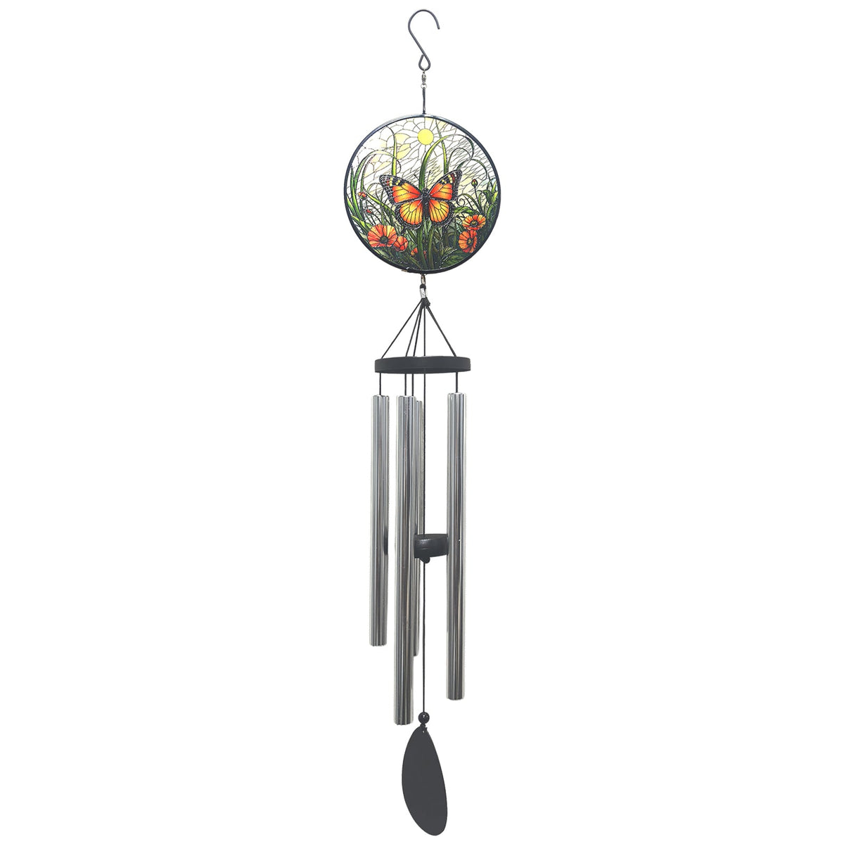 No.PT1060N Large Suncatcher Wind Chime - Butterfly