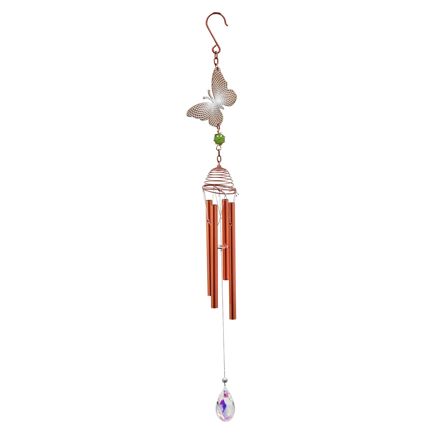 No.PT1068 Rose Gold Butterfly Wind Chime