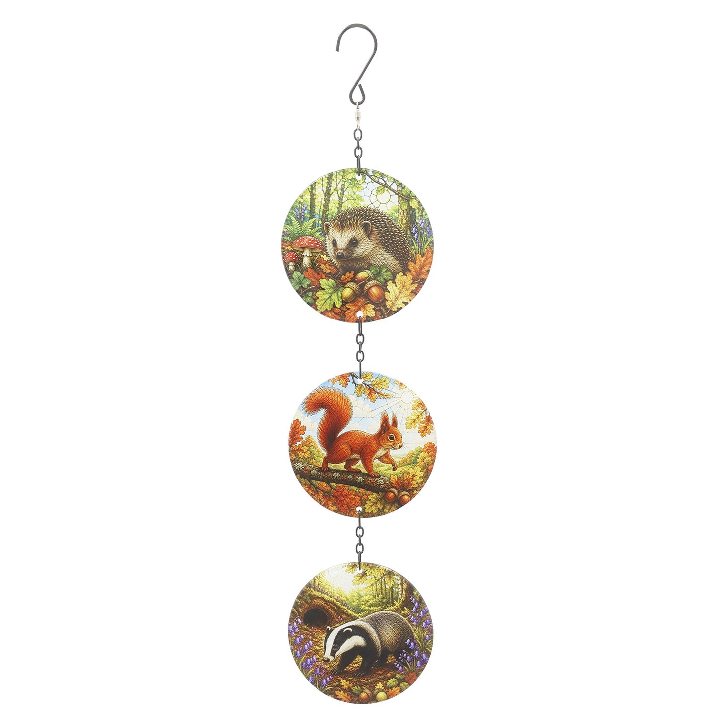 No.PT2223 Trio Suncatcher - Woodland
