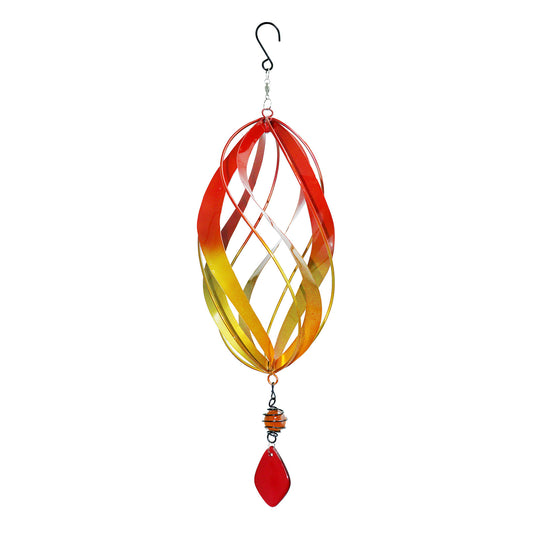 No.PT2814 Flame Red Metal Hanging Spinner