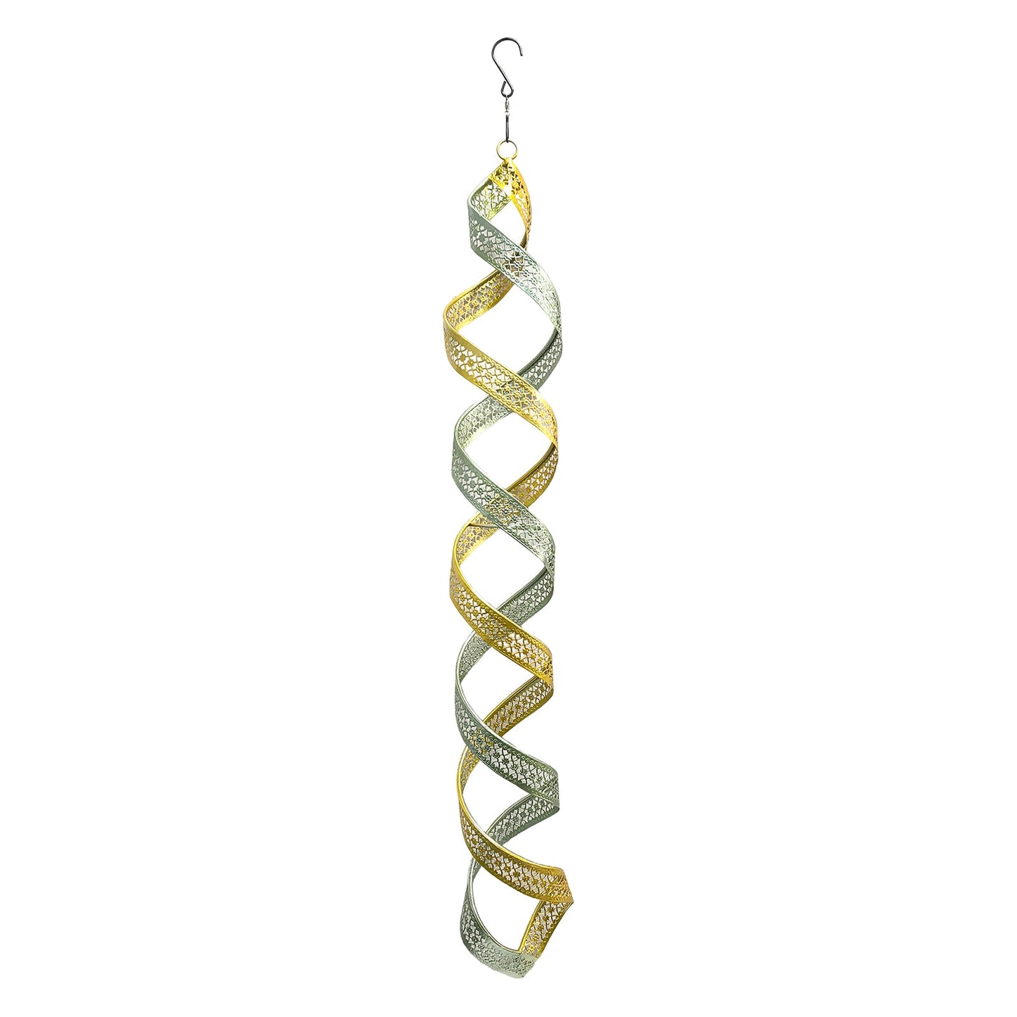 No.PT2822 Large Spiral Spinner - Sage & Gold