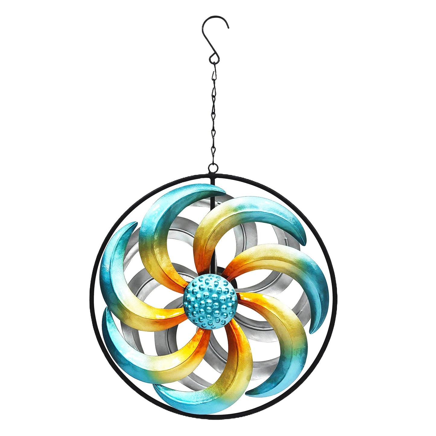 No.PT2912 Hanging Windmill - Blue Wave