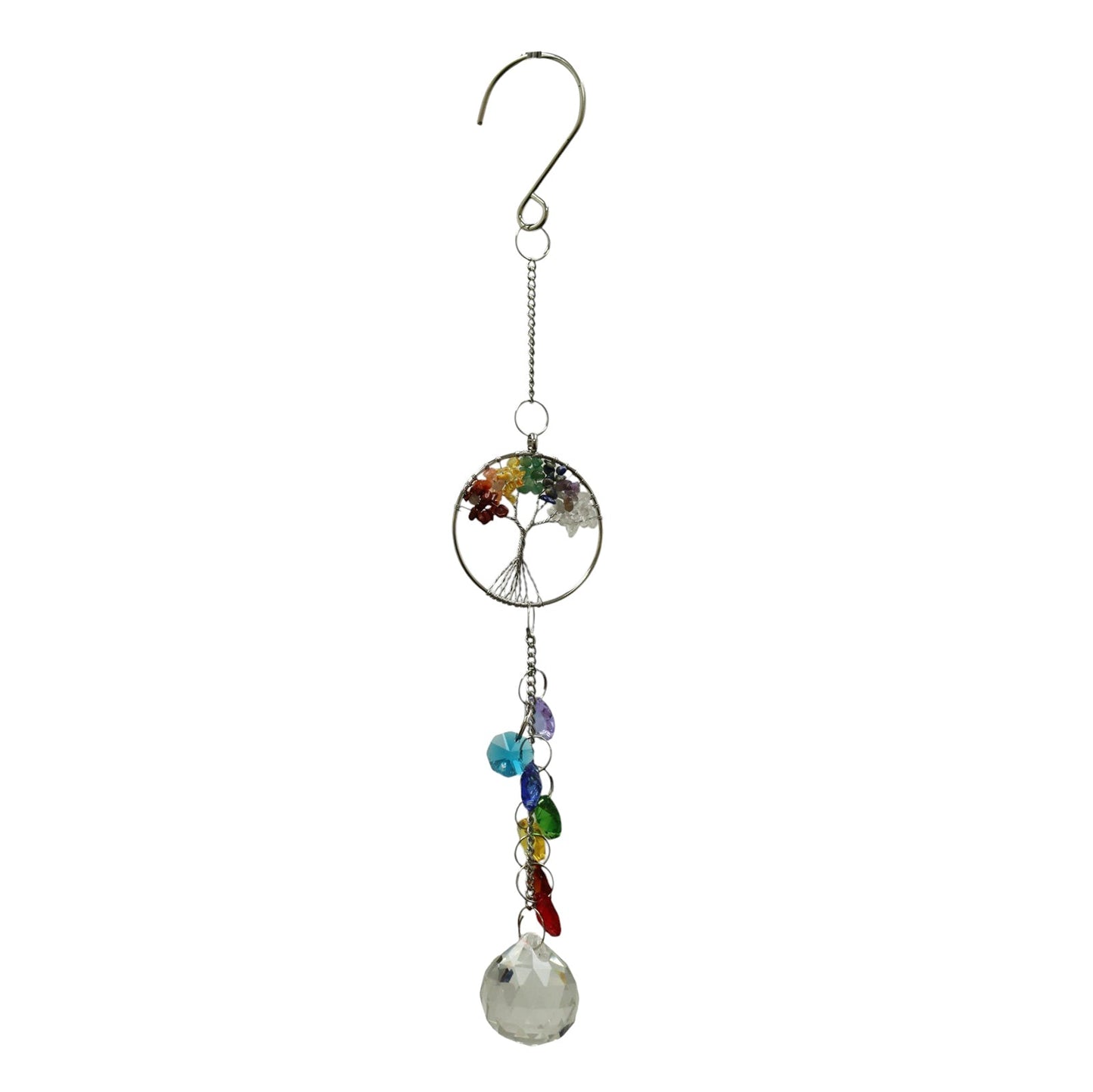No.PT3112 Mini Rainbow Gemstone Hanger - Tree of Life 2