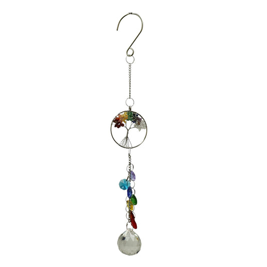 No.PT3112 Mini Rainbow Gemstone Hanger - Tree of Life 2