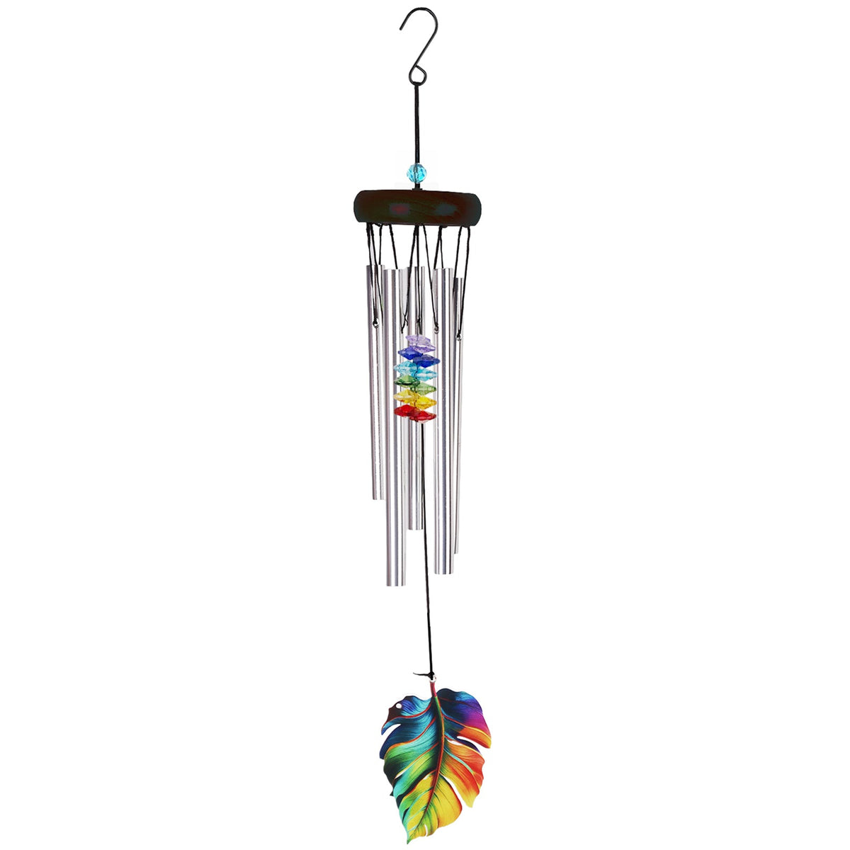 No.PT3124 Midi Wind Chime - Rainbow Leaf