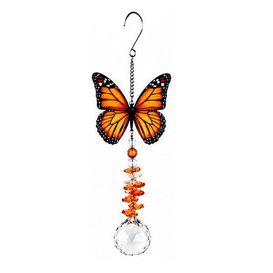No.PT3130 Butterfly Jewel Drop - Amber